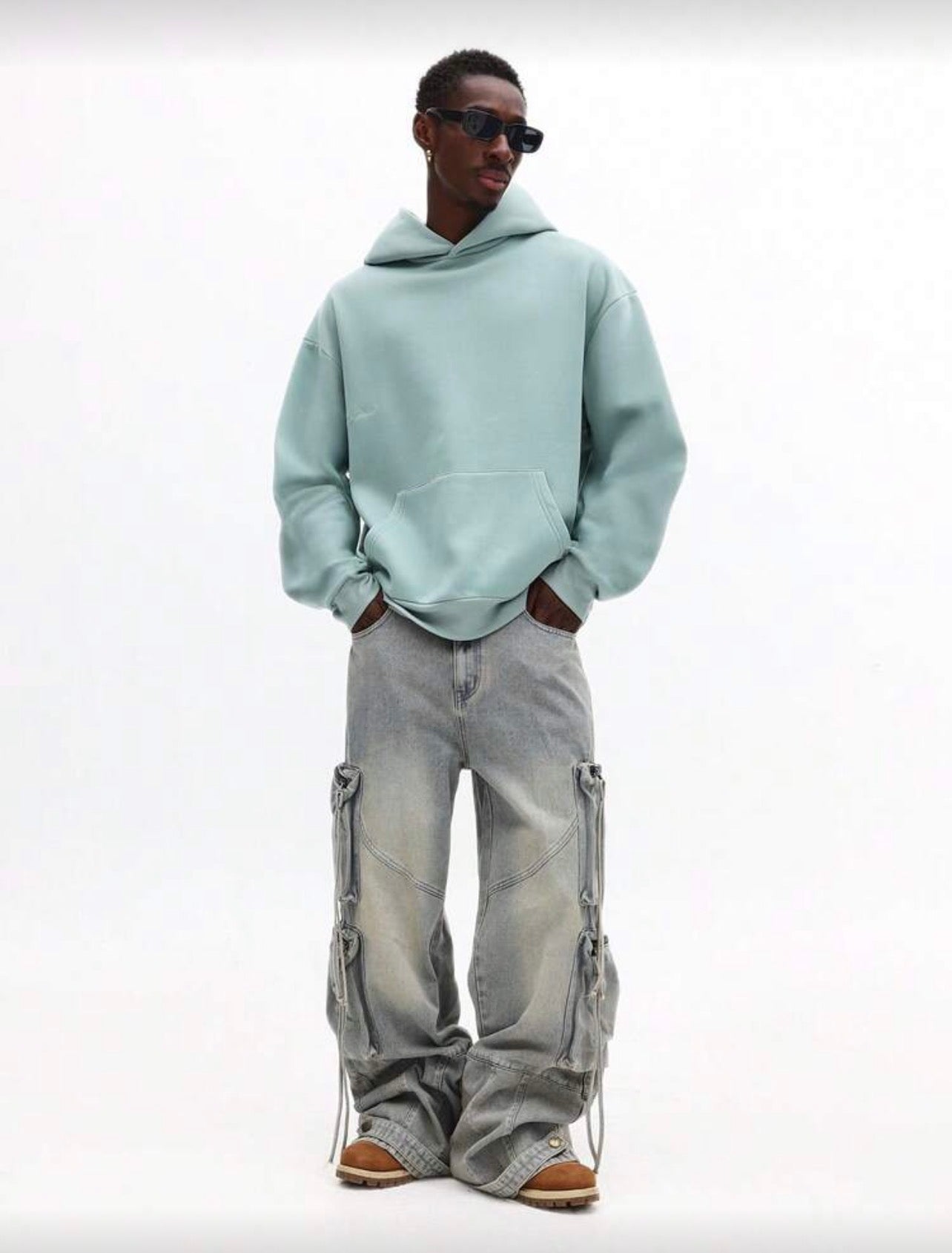 Blue hoodie