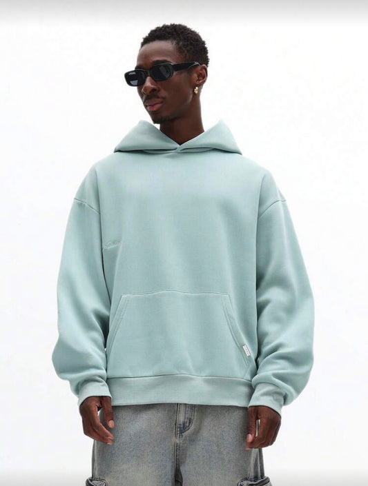Blue hoodie